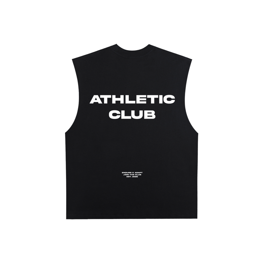 Raw Edge Cotton Tank Top