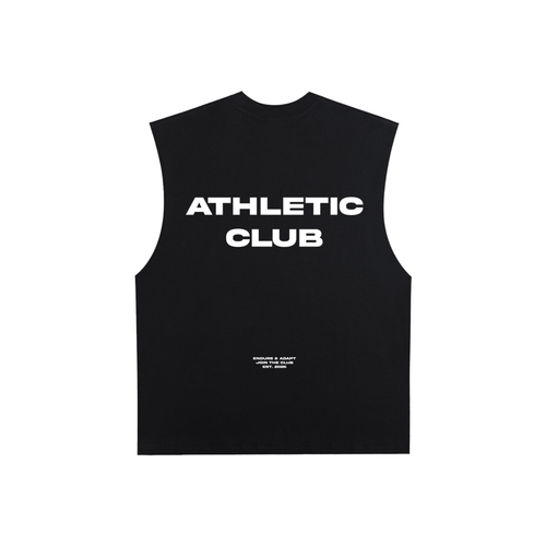 Raw Edge Cotton Tank Top