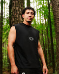 Raw Edge Cotton Tank Top