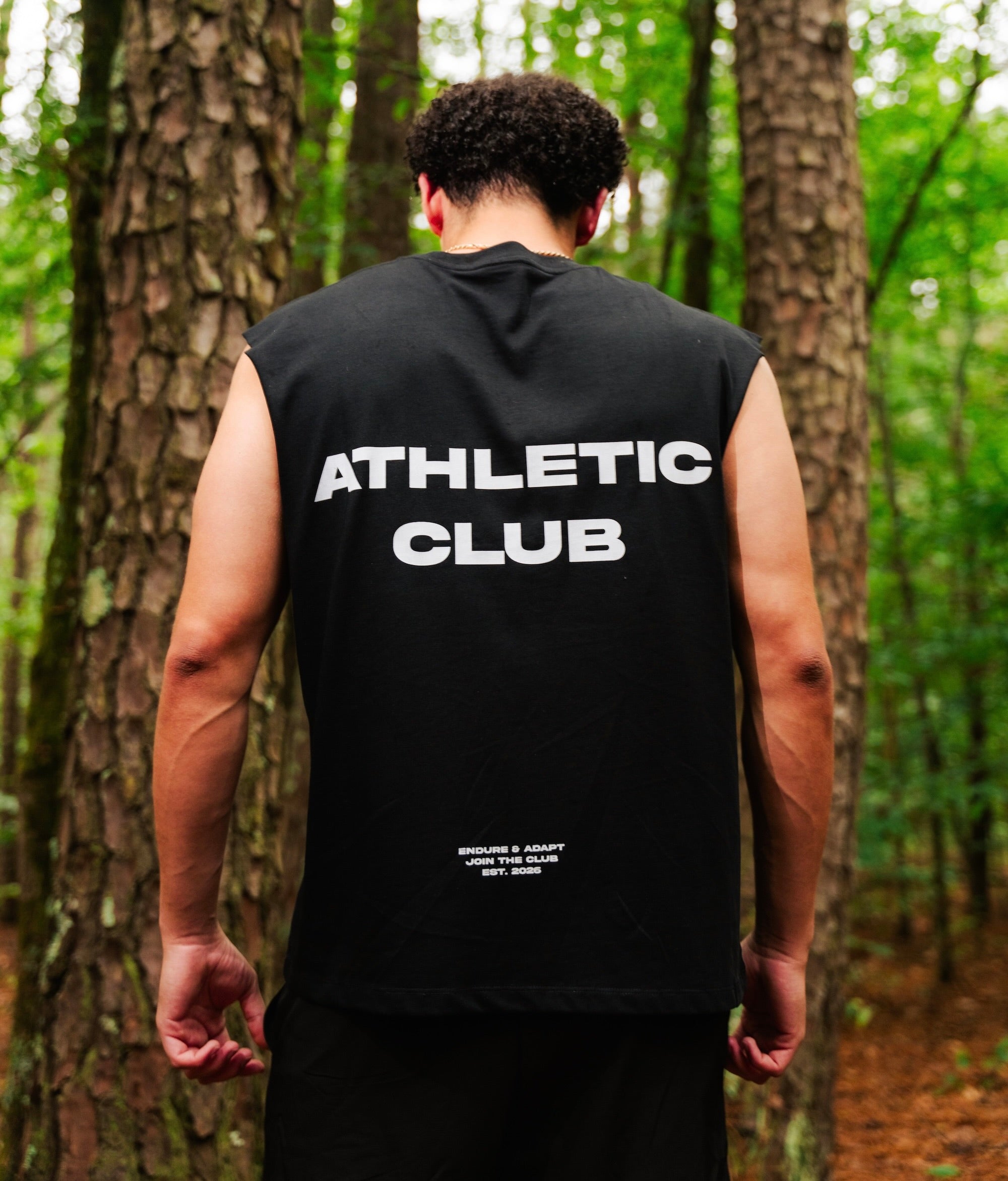 Raw Edge Cotton Tank Top