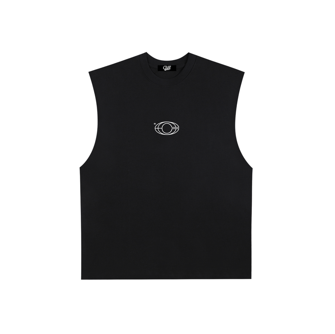 Raw Edge Cotton Tank Top