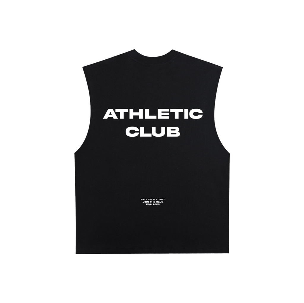 Raw Edge Cotton Tank Top